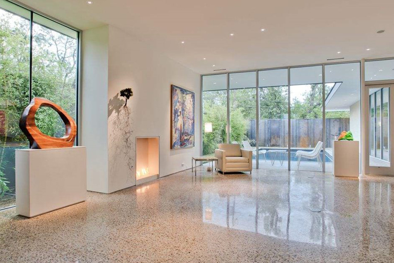 Pros and cons of polished concrete flooring for the house
