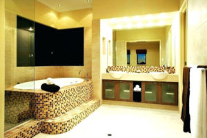 Creative interior design ideas for cozy yellow bathroom