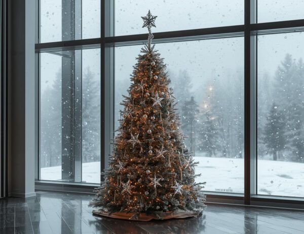 Christmas Tree Decorations Indoor for a Winter Wonderland Living Room